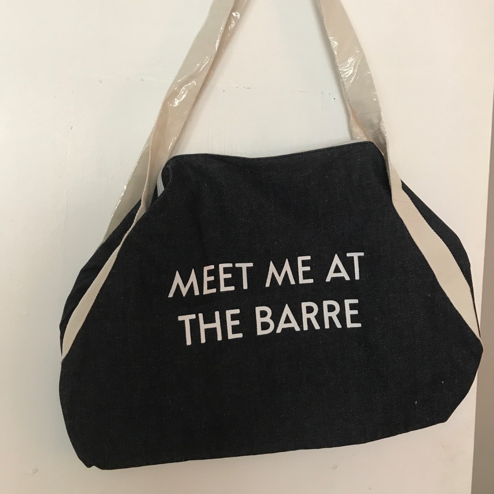 New Meet me at the Barre gym bag!